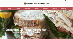 Desktop Screenshot of goosecreekmarket.com